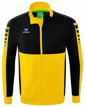 Erima Six Wings Worker Jacke gelb schwarz