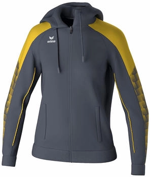 Erima EVO STAR Trainingsjacke Kapuze 1032436 slate grau gelb
