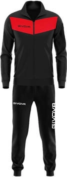 Givova Visa Overall Triacetat schwarz rot