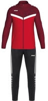 Jako M9124-103, Jako Polyesteranzug Iconic - rot/weinrot - 2XL