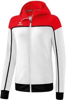 erima 1032315, erima Change Trainingsjacke mit Kapuze Damen wei&szlig;/rot/schwarz 44