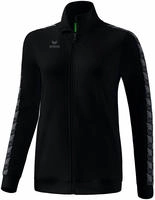 erima 2032212, erima Essential Team Tracktop Sweatjacke Damen schwarz/slate grey 36