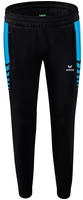 Erima 1102216 44, Erima Trainingshose Six Wings Damen (1102216 44) schwarz/curacao