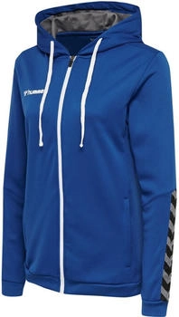 Hummel Hmlauthentic Poly Zip Hoodie Kapuzenjacke blau