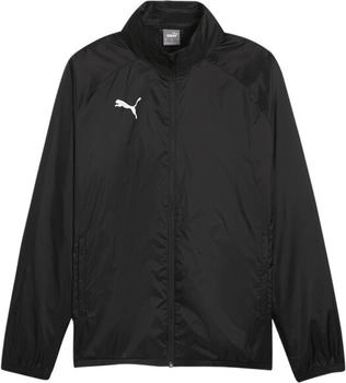 Puma teamGOAL Allwetterjacke schwarz weiss F03