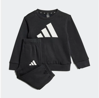 Adidas Sportswear Trainingsanzug I BL FL JOG 2-tlg schwarz weiß