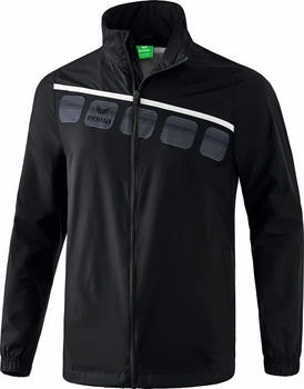 Erima 5-C Allwetterjacke schwarz weiss
