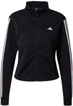 Adidas Train Essentials 3-Stripes Sportsweatjacke schwarz wei&szlig;