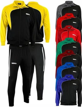 OMKA Trainingsanzug gelb schwarz
