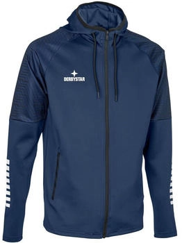 Derbystar V24 Primo Kapuzenjacke navy weiß