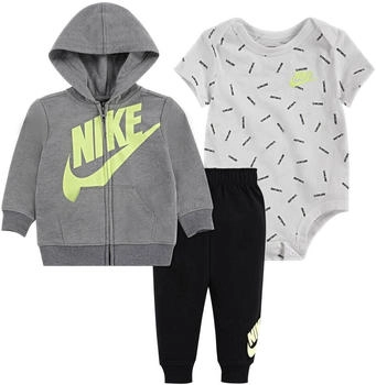 Nike JDI TOSS 3PC FZ PANT SET grau schwarz Nike JDI TOSS 3PC FZ PANT SET grau schwarz