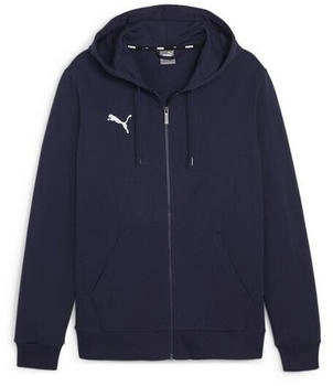 Puma teamGOAL Casuals Hooded Jacket Jr 658596-06 puma navy puma weiß
