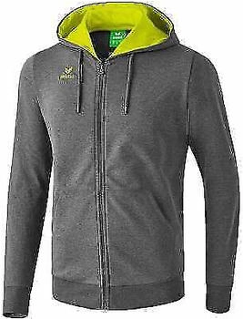 Erima GRAFFIC 5-C Sweatjacke Kapuze grey-melange sprout