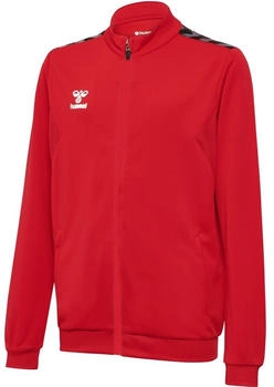 Hummel Hmlauthentic Pl Zip Jacket Kinder Trainingsjacke rot