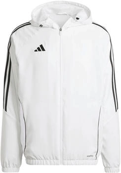 Adidas Tiro Windbreaker Kinder wei&szlig; schwarz