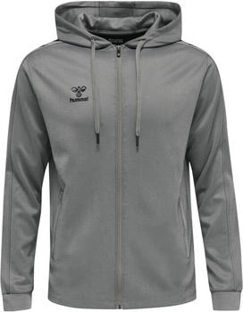 Hummel Core XK Poly Zip Hood Sweat 211484-2006 grau meliert