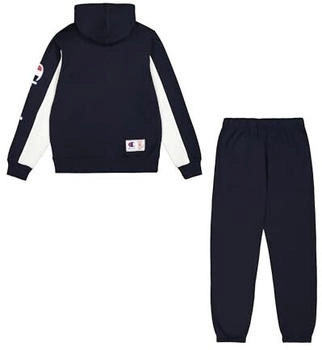 Champion Legacy Retro Sport 220412 Fleece Kapuzensportanzug blau