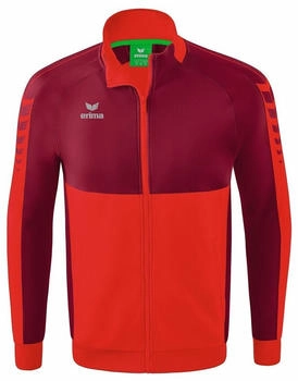 Erima Six Wings Worker Jacke rot bordeaux