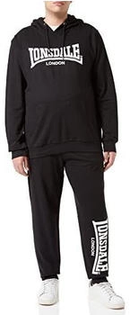 Lonsdale Cloudy Trainingsanzug Kapuze schwarz wei&szlig;