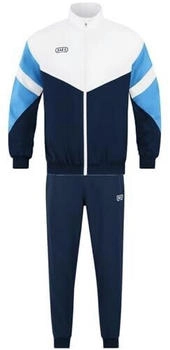 JAKO Retro Freizeitanzug 912 marine wei&szlig; skyblue