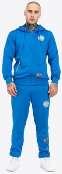 BenLee Trainingsanzug Kapuze schmale Passform RYLIN royal blau wei&szlig; M