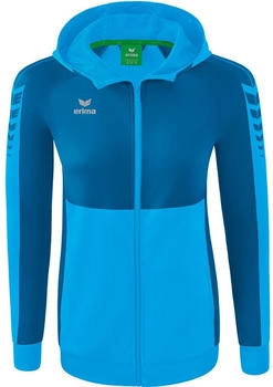 Erima Six Wings Trainingsjacke mit Kapuze Damen (1032222) blau
