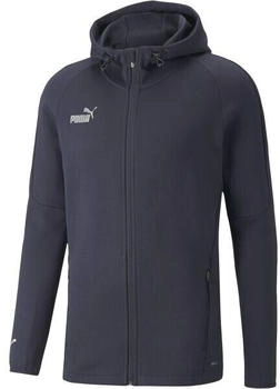 Puma TeamFINAL Casuals Hooded Jkt blau schwarz