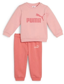 Puma Minicats Essentials Fleece Crew Baby-Jogginganzug pink fruit