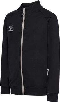 Hummel Move Grid Baumwoll-Zip-Jacke Kinder schwarz
