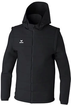 Erima Team Trainingsjacke abnehmbaren Ärmeln schwarz