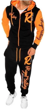 RMK Fitness Jogginganzug A Royal Sailing schwarz orange