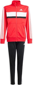 Adidas STRIPES TIBERIO Trainingsanzug Jungen pure ruby weiß