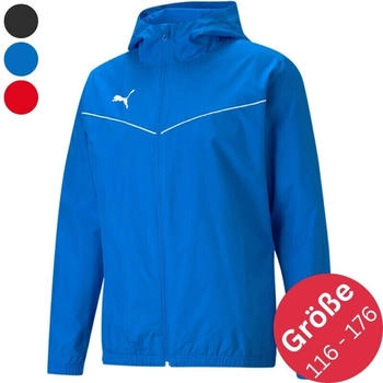 Puma Teamrise All Weather Jacket electric blue lemonade