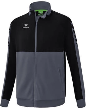 Erima Six Wings Worker Trainingsjacke slate grey schwarz
