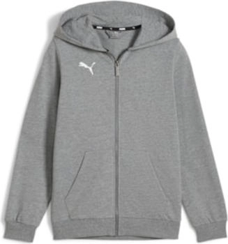 Puma teamGOAL Casuals Hooded Jacket Jr 658596-33 grau weiß