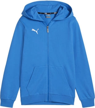 Puma teamGOAL Casuals Hooded Jacket Jr 658596-02 ignite blau wei&szlig;
