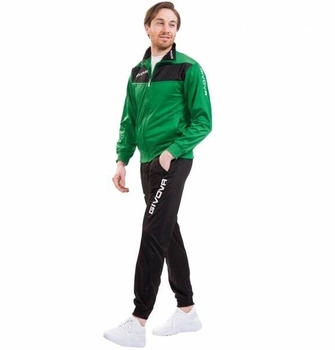Givova Tuta Visa Trainingsanzug grün schwarz