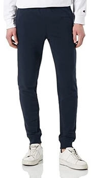 Champion Legacy Authentic Pants Powerblend Terry Tape Logo Rib Cuff Trainingshose marineblau