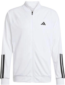 Adidas Stripes Knit Trainingsjacke wei&szlig;