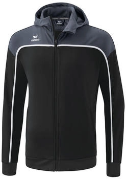 Erima Change Trainingsjacke Kapuze black grey weiß