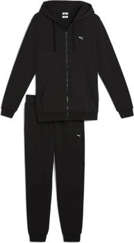 Puma French Terry Kapuzen-Jogginganzug schwarz