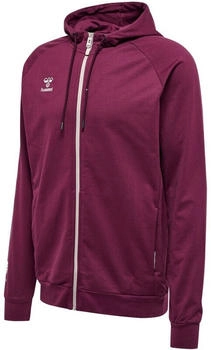 Hummel Grid Kapuzenjacke grape wine 3506