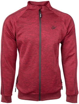 Gorilla Wear Sportjacke dunkelrot schwarzmeliert
