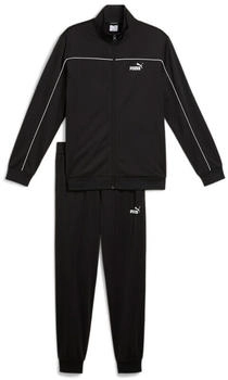 Puma Polyester Piping Trainingsanzug schwarz
