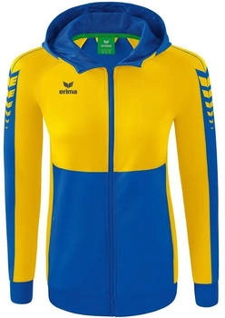 Erima Six Wings Trainingsjacke Kapuze new royal yellow