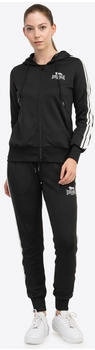 Lonsdale Trainingsanzug Kapuze BROMLEY schwarz weiß
