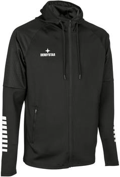 Derbystar V24 Primo Kapuzenjacke schwarz weiss