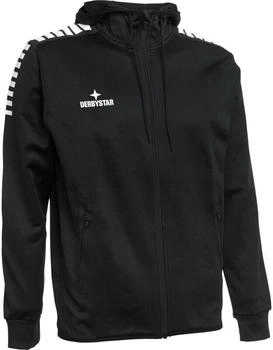Derbystar Kapuzenjacke Primo 6049090210 schwarz weiß