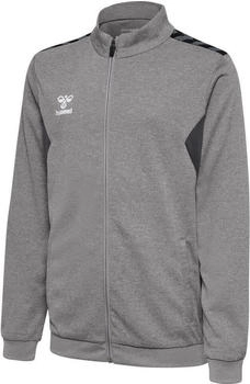 Hummel Hmlauthentic Pl Zip Jacket Kinder Trainingsjacke grau