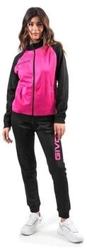 Givova CUBA Anzug pink schwarz